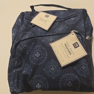 Pottery Barn Navy Travel Pouches